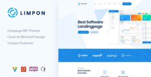 Limpon - App Landing Page WordPress Theme