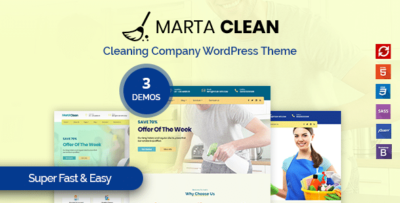 Marta - Cleaning Company WordPress Theme