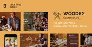 Woodex - Carpenter and Craftman Business WordPress Theme