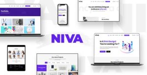 Niva - Creative Agency & Freelancer WordPress Theme