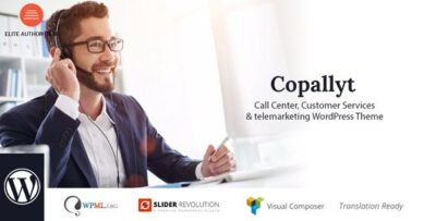 Copallyt : Call Center & Telemarketing WordPress Theme