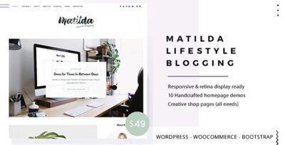 Matilda - Lifestyle Minimal WordPress Blog Theme