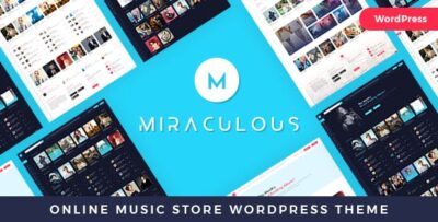 Miraculous - Online Music Store WordPress Theme