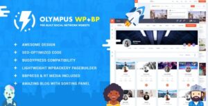 Olympus - Responsive Community & Social Network WordPress Theme