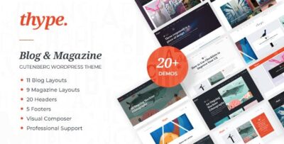 Thype | Multi-Concept Blog & Magazine WordPress Theme