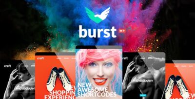 Burst - A Bold and Vibrant WordPress Theme