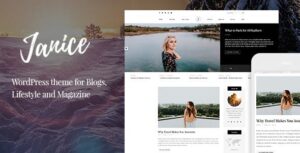 Janice - A Responsive WordPress Blog and Shop Theme