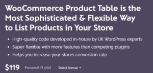 WooCommerce Product Table V2.4.1