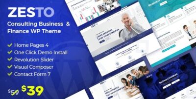 Zesto - Agency Corporate WordPress Theme
