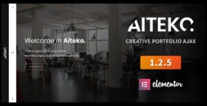 Aiteko - Creative Portfolio Ajax Elementor WordPress Theme