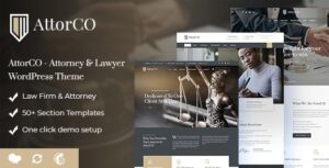 AttorCO - Attorney & Lawyer WordPress Theme