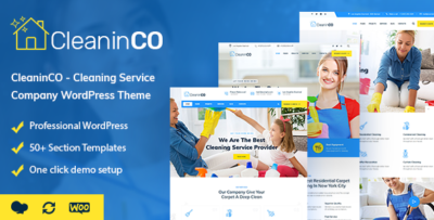 CleaninCO - Cleaning Service Company WordPress Theme