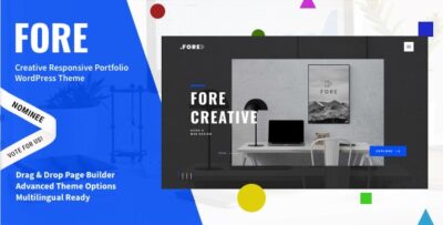 Fore - Fresh Concept WordPress Theme for Creatives