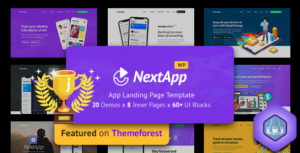NextApp - App Landing WordPress Theme
