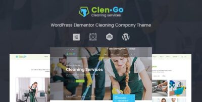 Clengo | Cleaning Company WordPress Theme for Elementor