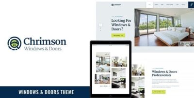 Chrimson | Windows & Doors Services + Store WordPress Theme