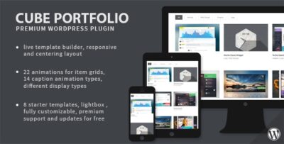 Cube Portfolio - Responsive WordPress Grid Plugin