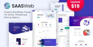 Saasweb - WordPress Theme For App & Saas Products