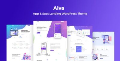 Alva- WordPress Theme For Saas Product
