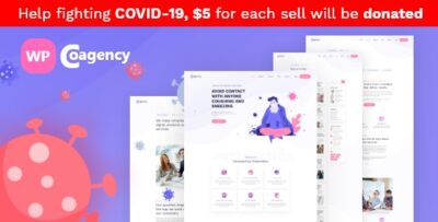 Cogency (Corona, Covid-19) - Digital Agency Multipurpose WordPress Theme