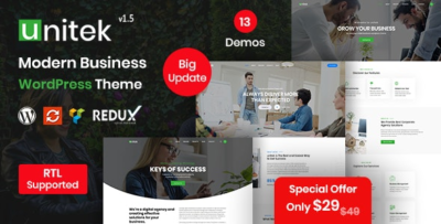 Unitek - Business WordPress Theme