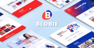 Blobie - Multiconcept Creative WordPress Theme