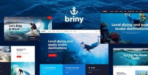 Briny - Scuba Diving School & Water Sports WordPress Theme