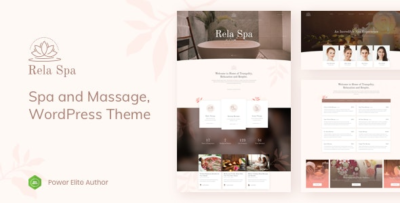 Rela Spa - Massage Salon WordPress
