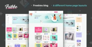Fribbo - Freebies Blog WordPress Theme