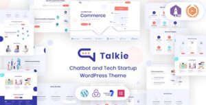 Talkie - Chatbot and Tech Startup WordPress Theme