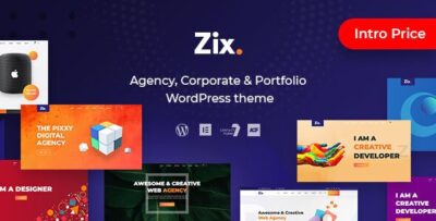 Zix - Digital Agency WordPress Theme