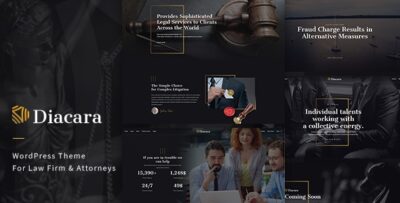 Diacara – WordPress Theme For Law Firm & Attorneys