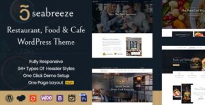Seabreeze - Restaurant and Cafe WordPress Theme