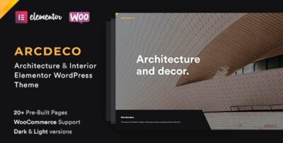 Arcdeco - Architecture Interior Design Theme
