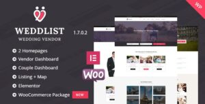 Weddlist - Wedding Vendor Directory WordPress Theme