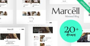Marcell | 20+ Layouts Multi-Concept Personal Blog & Magazine WordPress Theme