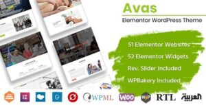 Avas-Elementor-WordPress-Theme