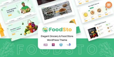 Foodsto - Grocery & Food Store WordPress Theme