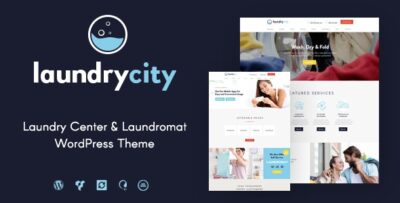 Laundry City - Dry Cleaning Services WordPress Theme