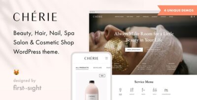 Chérie: Beauty Salon WordPress Theme