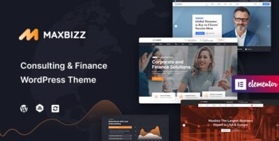 Maxbizz - Consulting & Financial Elementor WordPress Theme