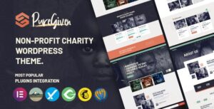 Puregiven - Nonprofit Charity WordPress Theme