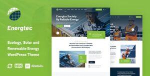 Energtec - Solar and Wind Energy WordPress Theme