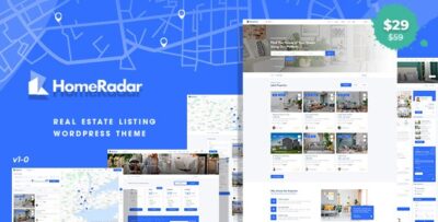 HomeRadar - Real Estate WordPress Theme