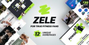 Zele - Fitness Gym & Sports WordPress Theme