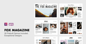 The Fox - Minimal WordPress Blog Magazine Theme