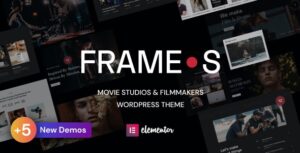 Frames - Movie Studios & Filmmakers WordPress theme