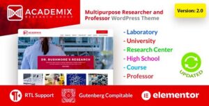 Academix - Multipurpose WordPress Theme