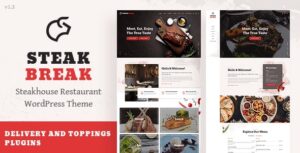 SteakBreak - Meat Restaurant WordPress Theme