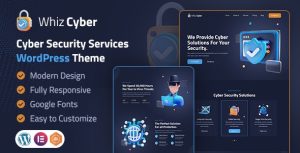 WhizCyber - Cyber Security WordPress Theme